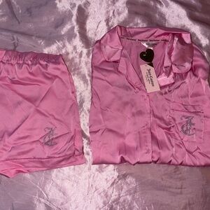 Juicy Couture Satin PJ Pajama Set